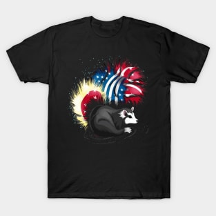 Patriotic Skunk T-Shirt